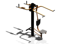 Уличный тренажер "Верхняя тяга Брусья Пресс" УТ339 в Чеченской Республике