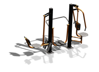 Уличный тренажер "Жим ногами Шагомер Жим от груди" УТ333 в Чеченской Республике