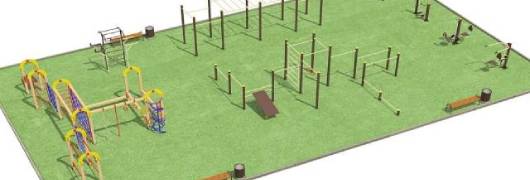 Проект спортивной площадки для любого возраста в Чеченской Республике
