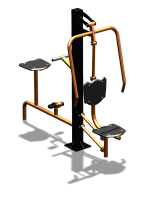 Уличный тренажер "Жим от груди Вело" УТ321 в Чеченской Республике