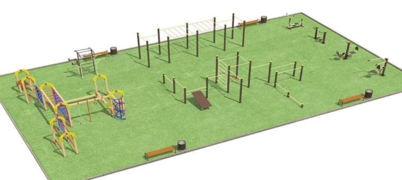 Проект спортивной площадки для любого возраста - 1 096 200 рублей. в Чеченской Республике
