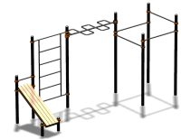 Спортивный комплекс воркаут ВС-74 в Чеченской Республике