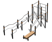 Спортивный комплекс воркаут ВС-194 в Чеченской Республике