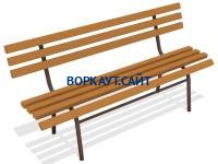 Лавочка со спинкой МАФ 1604 в Чеченской Республике