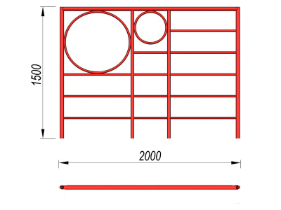 Шведская стенка с кольцами МАФ 3502 в Чеченской Республике