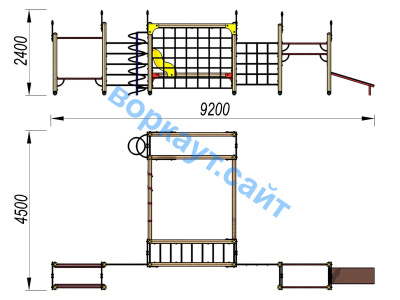 Детский спортивный комплекс ДСК 3102 в Чеченской Республике