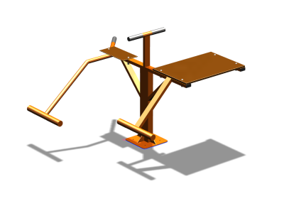Уличный тренажер "Пресс Гиперэкстензия" УТ327 в Чеченской Республике