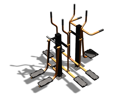 Уличный тренажер "Шпагат Маятник Лыжник двойной" УТ335 в Чеченской Республике