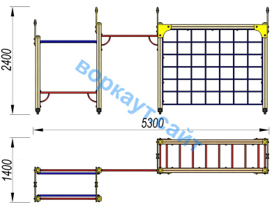 Детский спортивный комплекс Атлет ДСК 3106 в Чеченской Республике