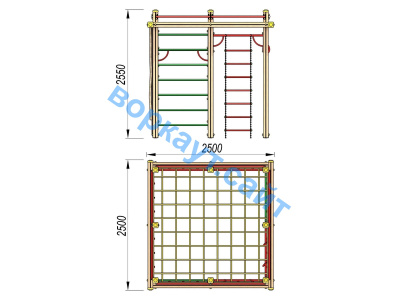 Детский спортивный комплекс ДСК 3110 в Чеченской Республике Детский спортивный комплекс ДСК 3110 в Чеченской Республике