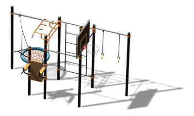 Спортивный комплекс воркаут ВС-104 в Чеченской Республике