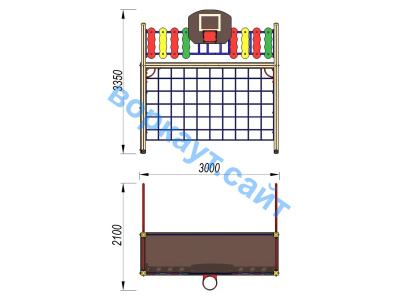 Детский спортивный комплекс ДСК 3101 в Чеченской Республике