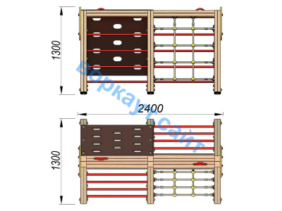 Детский спортивный комплекс ДСК 3203 в Чеченской Республике