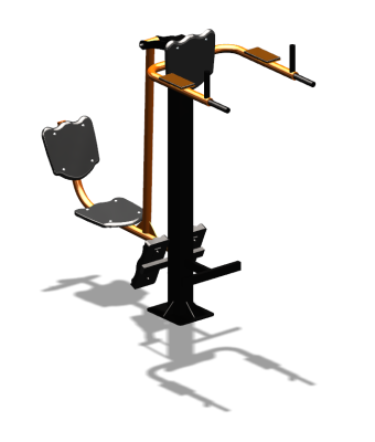 Уличный тренажер "Жим ногами Брусья Пресс" УТ329 в Чеченской Республике