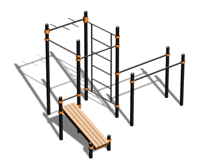 Спортивный комплекс воркаут ВС-91 в Чеченской Республике