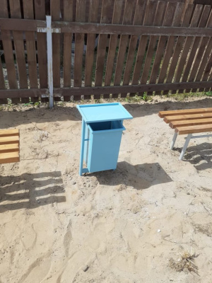 Урна с крышкой МАФ 1631 в Чеченской Республике