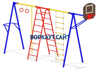 Гимнастический комплекс с баскетбольным щитом МАФ 3001 в Чеченской Республике Гимнастический комплекс с баскетбольным щитом МАФ 3001 в Чеченской Республике