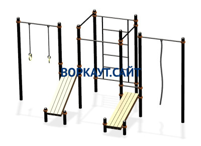 Спортивный комплекс воркаут ВС-44 в Чеченской Республике
