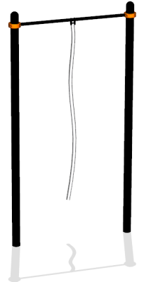 Турник с гимнастическим канатом ВС-34 в Чеченской Республике