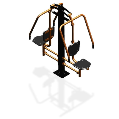 Уличный тренажер  "Жим от груди двойной" УТ204 в Чеченской Республике