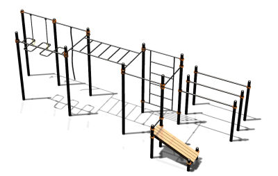 Спортивный комплекс воркаут ВС-77 в Чеченской Республике