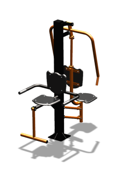Уличный тренажер "Жим от груди Флекс" УТ324 в Чеченской Республике