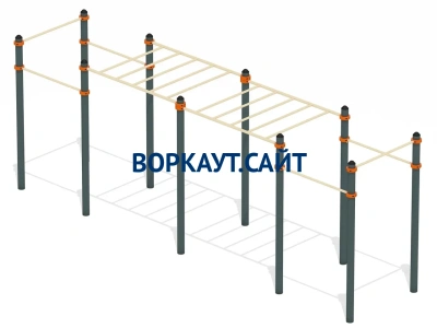 Воркаут рукоход с турниками ВС-23 в Чеченской Республике