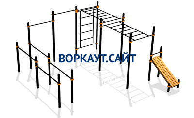 Спортивный комплекс воркаут ВС-109 в Чеченской Республике