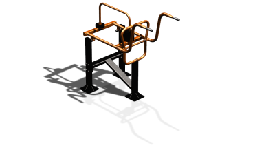 Силовой уличный тренажер  "Приседания"  УТ404 в Чеченской Республике
