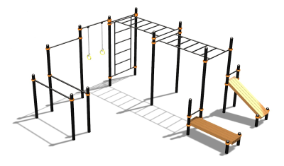 Спортивный комплекс воркаут ВС-71 в Чеченской Республике