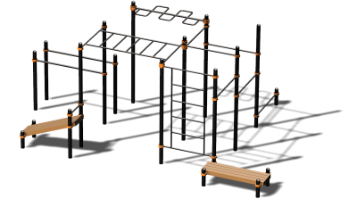Спортивный комплекс воркаут ВС-141 в Чеченской Республике
