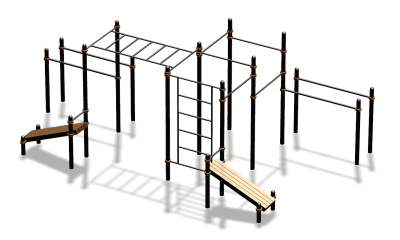 Спортивный комплекс воркаут ВС-100 в Чеченской Республике