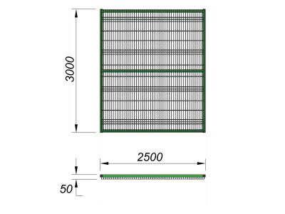 Ограждение спортивной площадки 2500х3000 МАФ 5103 в Чеченской Республике