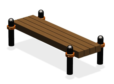 Воркаут скамья ВС-38 в Чеченской Республике