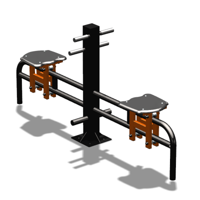 Уличный тренажер  "Каталка двойная"   УТ215 в Чеченской Республике