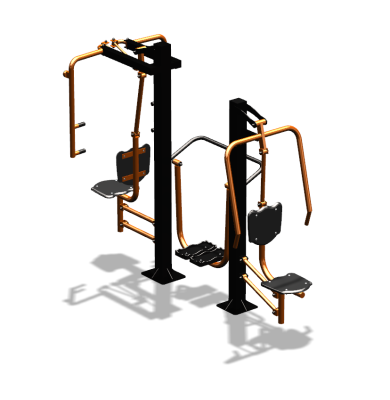 Уличный тренажер "Жим от себя Шагомер Баттерфляй" УТ303 в Чеченской Республике