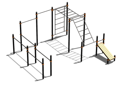 Спортивный комплекс воркаут ВС-146 в Чеченской Республике