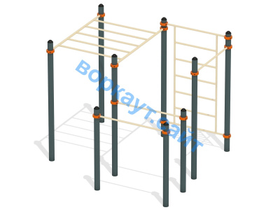 Спортивный комплекс воркаут ВС-48 в Чеченской Республике