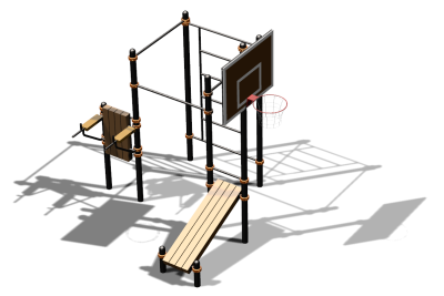 Спортивный комплекс воркаут ВС-155 в Чеченской Республике