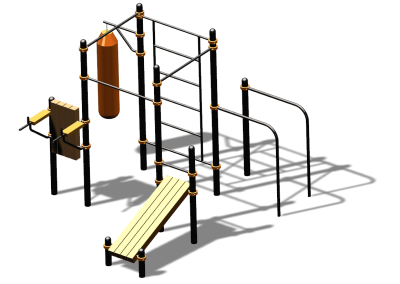 Спортивный комплекс воркаут ВС-93 в Чеченской Республике