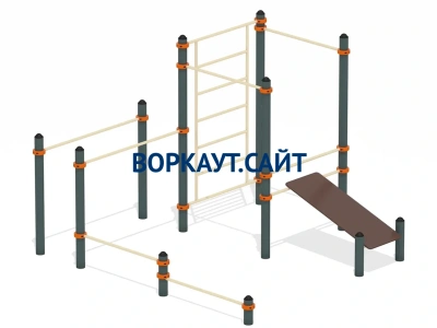 Спортивный комплекс воркаут ВС-43 в Чеченской Республике