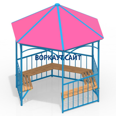 Беседка с лавками МАФ 4120 в Чеченской Республике