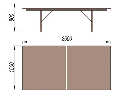 Теннисный стол МАФ 3517 в Чеченской Республике
