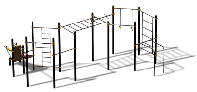 Спортивный комплекс воркаут ВС-86 в Чеченской Республике