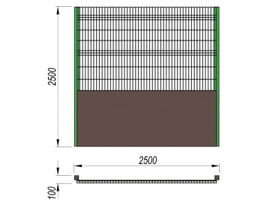 Ограждение хоккейной коробки МАФ 5202 в Чеченской Республике