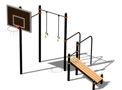 Спортивный комплекс воркаут ВС-143 в Чеченской Республике