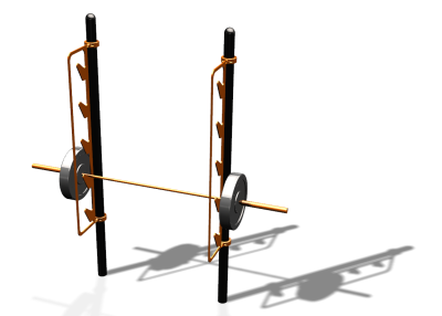 Спортивный комплекс воркаут ВС-84 в Чеченской Республике