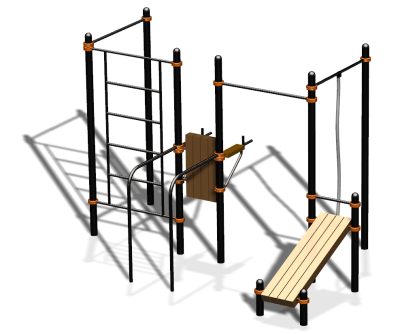 Спортивный комплекс воркаут ВС-145 в Чеченской Республике