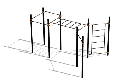 Спортивный комплекс воркаут ВС-117 в Чеченской Республике